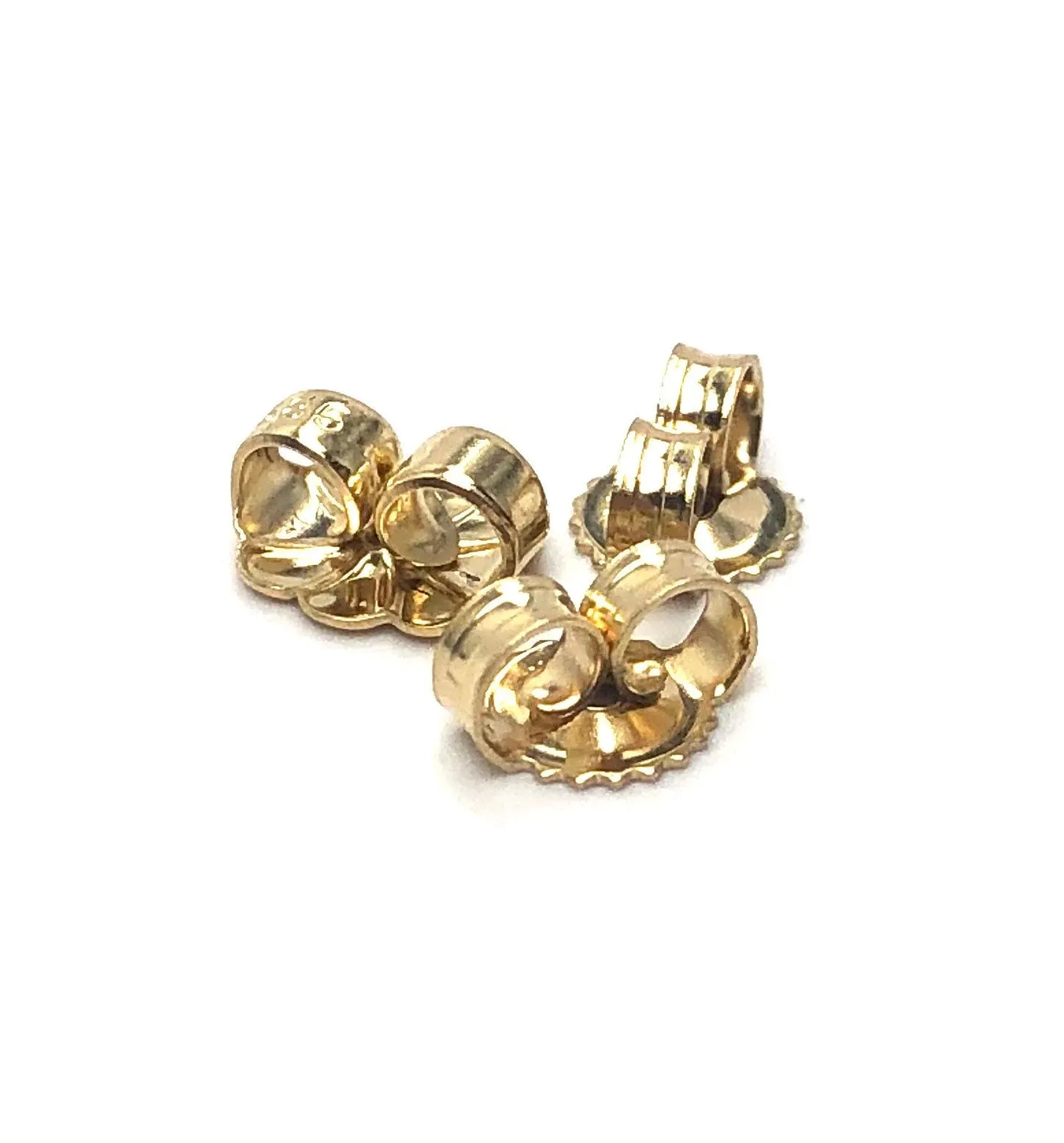 14K solid yellow gold earring backing, SKU# 11-27-1810