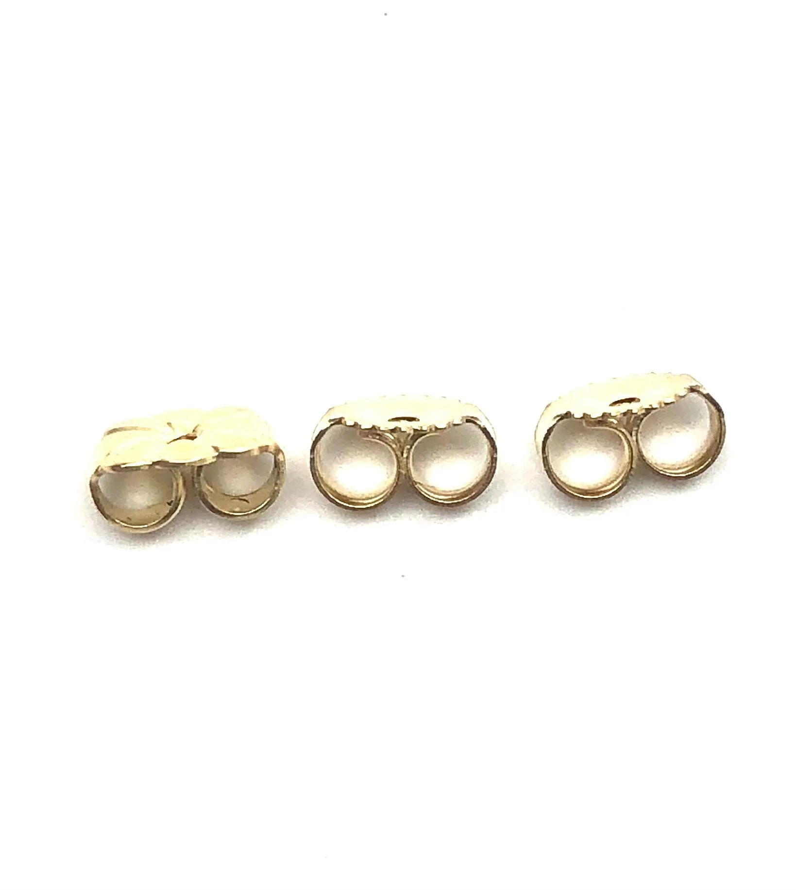 14K solid yellow gold earring backing, SKU# 11-27-1810