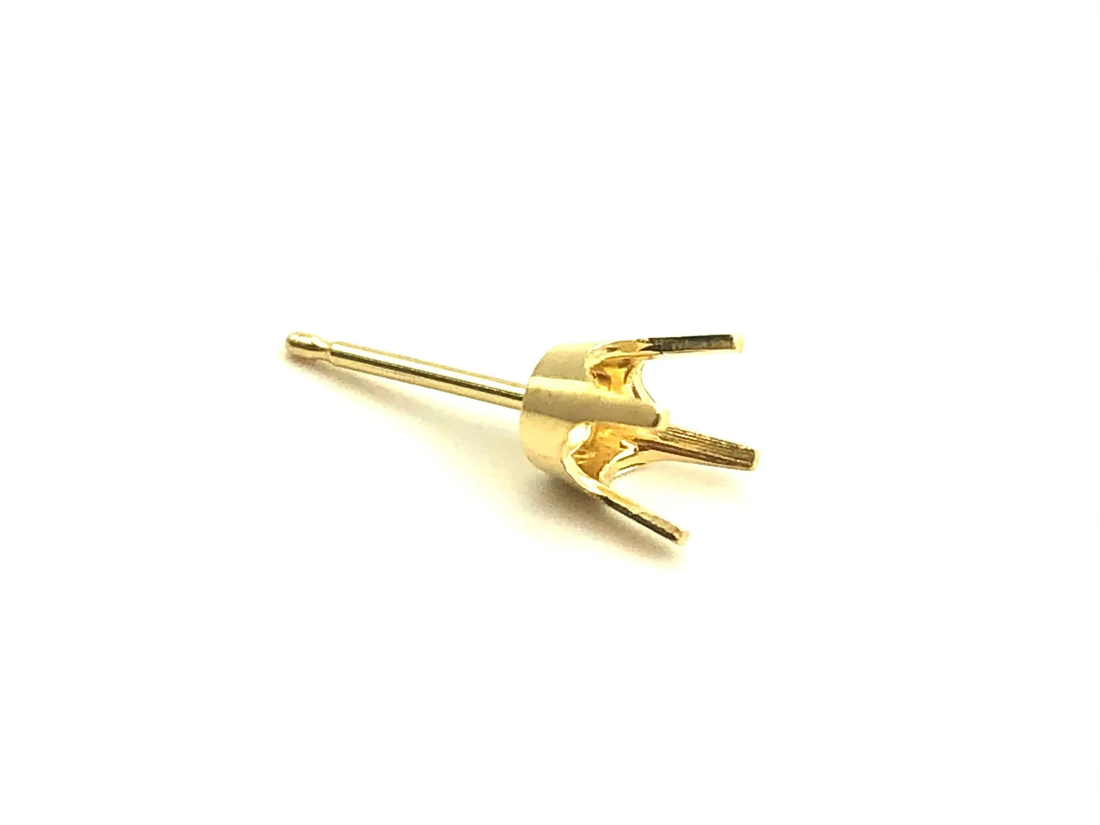 14K Yellow Gold Light Weight 4 Prongs .50CT Sku#4400-50