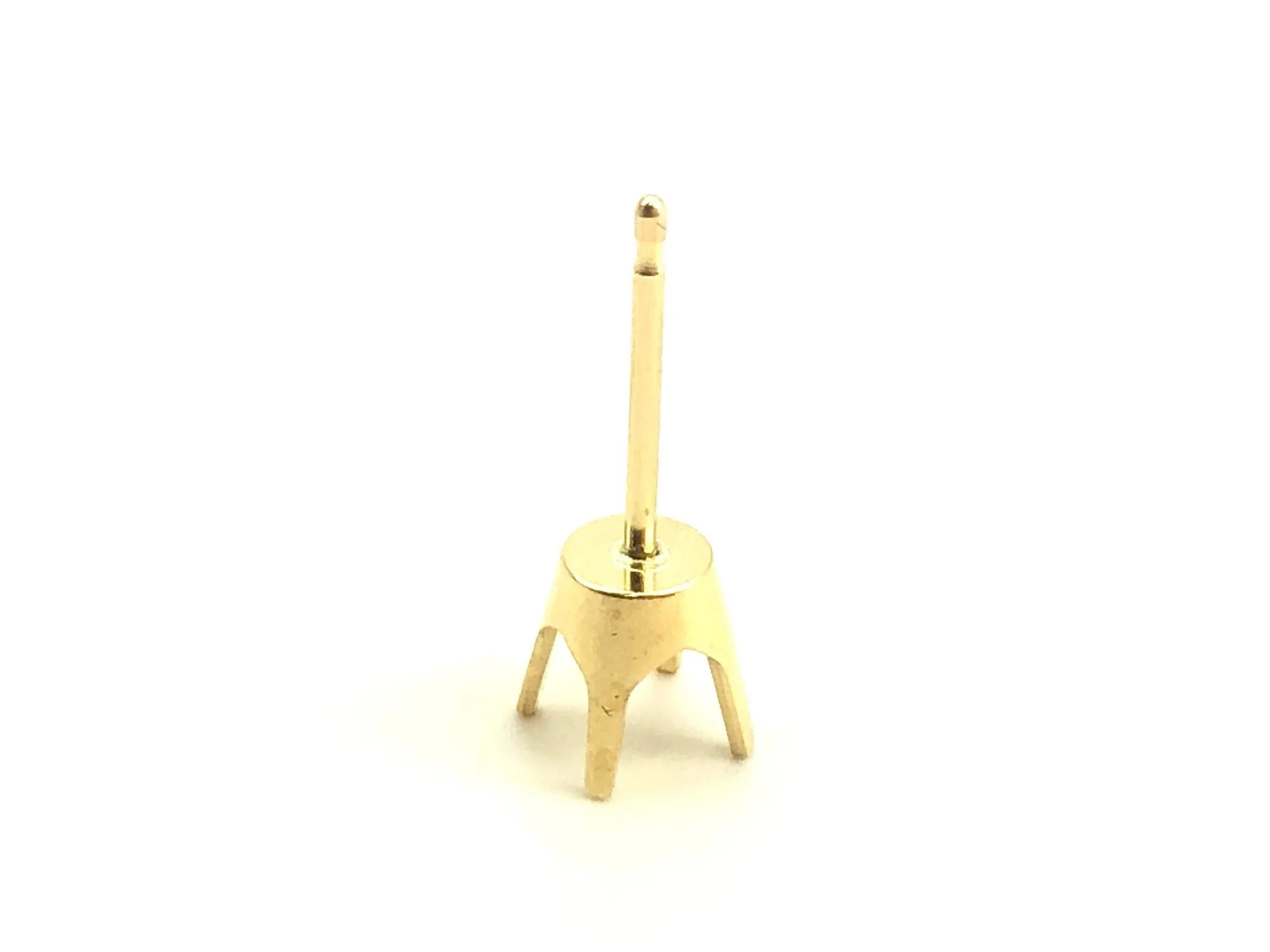 14K Yellow Gold Light Weight 4 Prongs .50CT Sku#4400-50