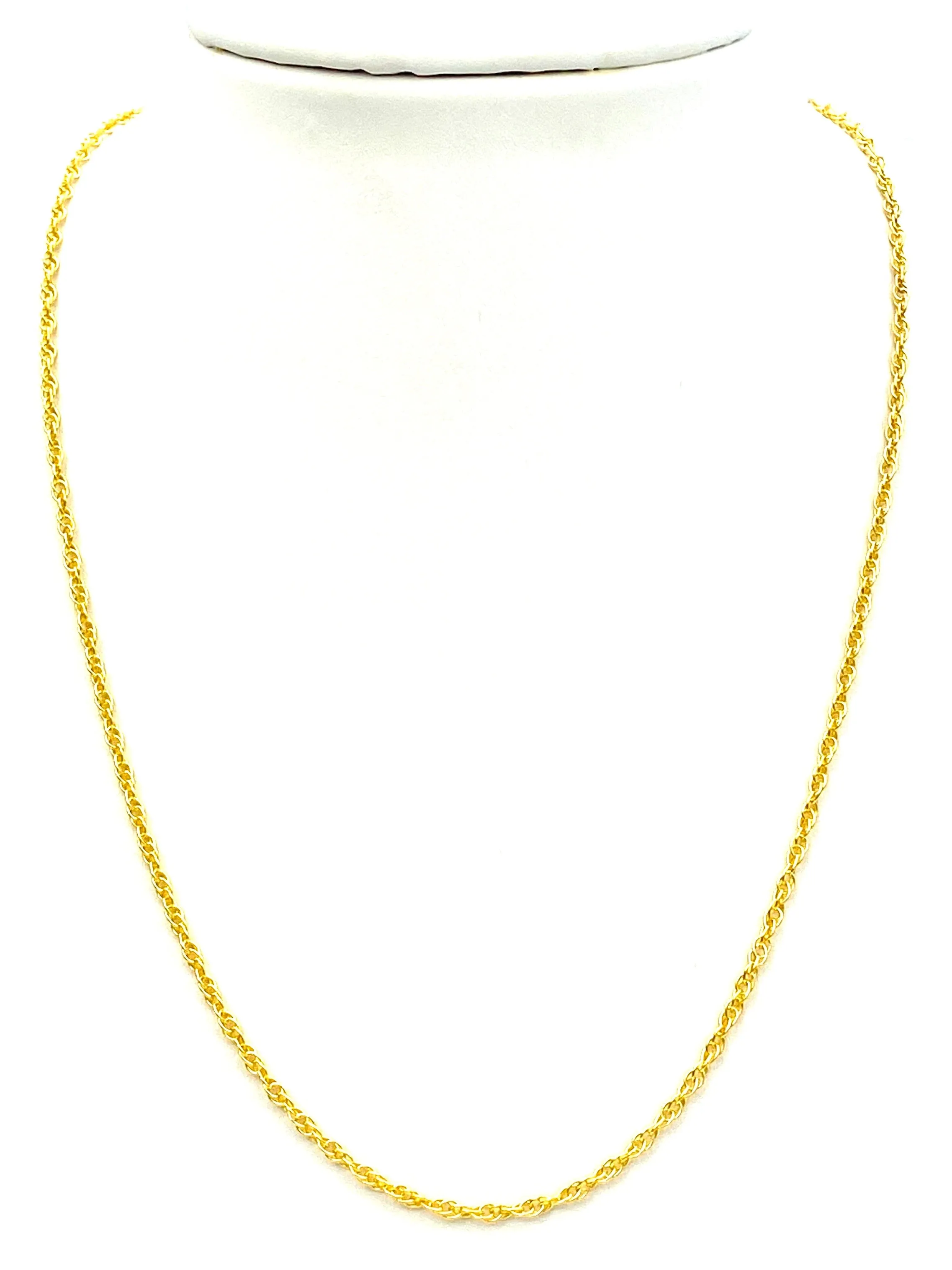 14KGF Double Rope Chain 18” 20” 22” 24”