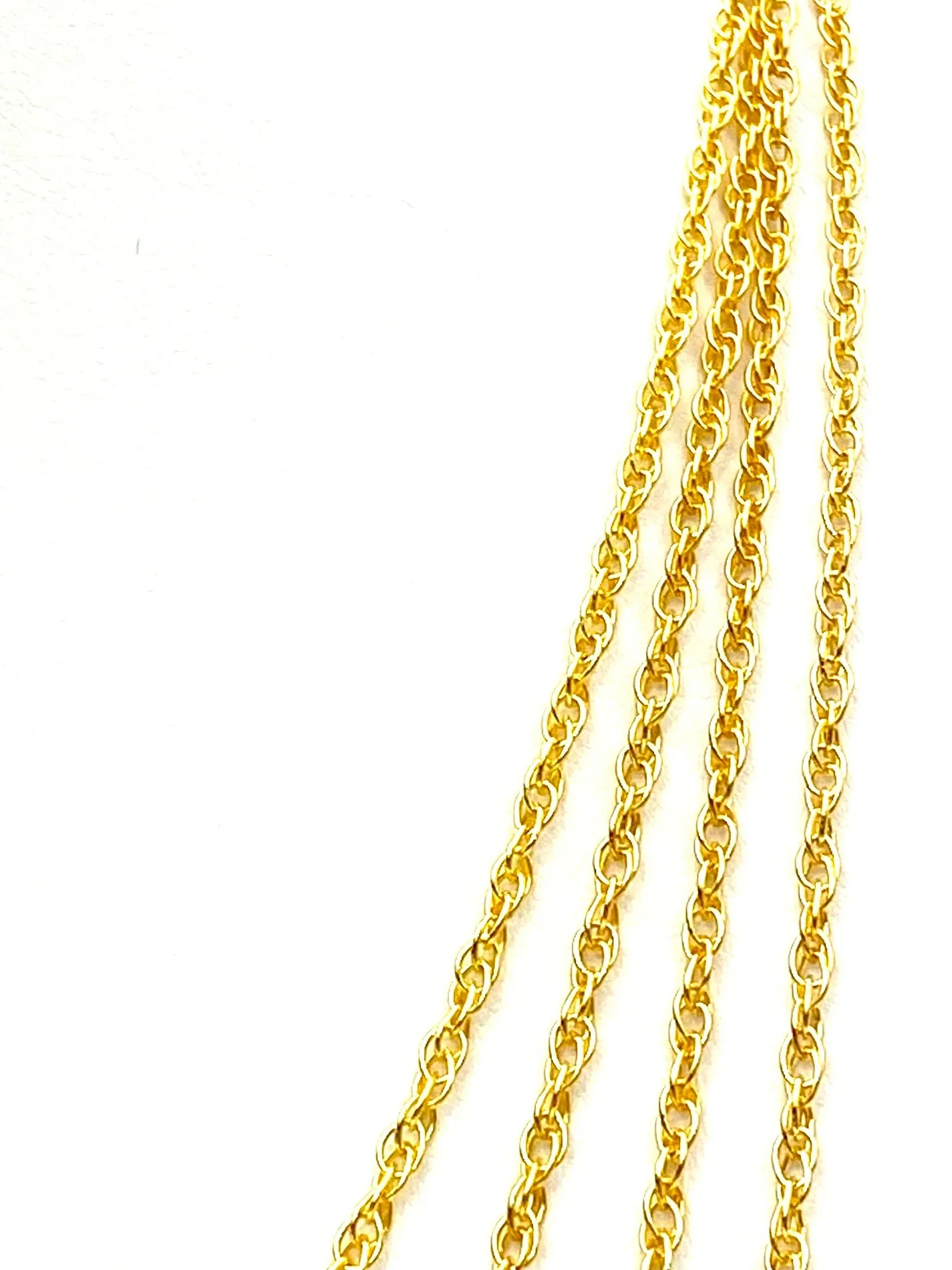 14KGF Double Rope Chain 18” 20” 22” 24”