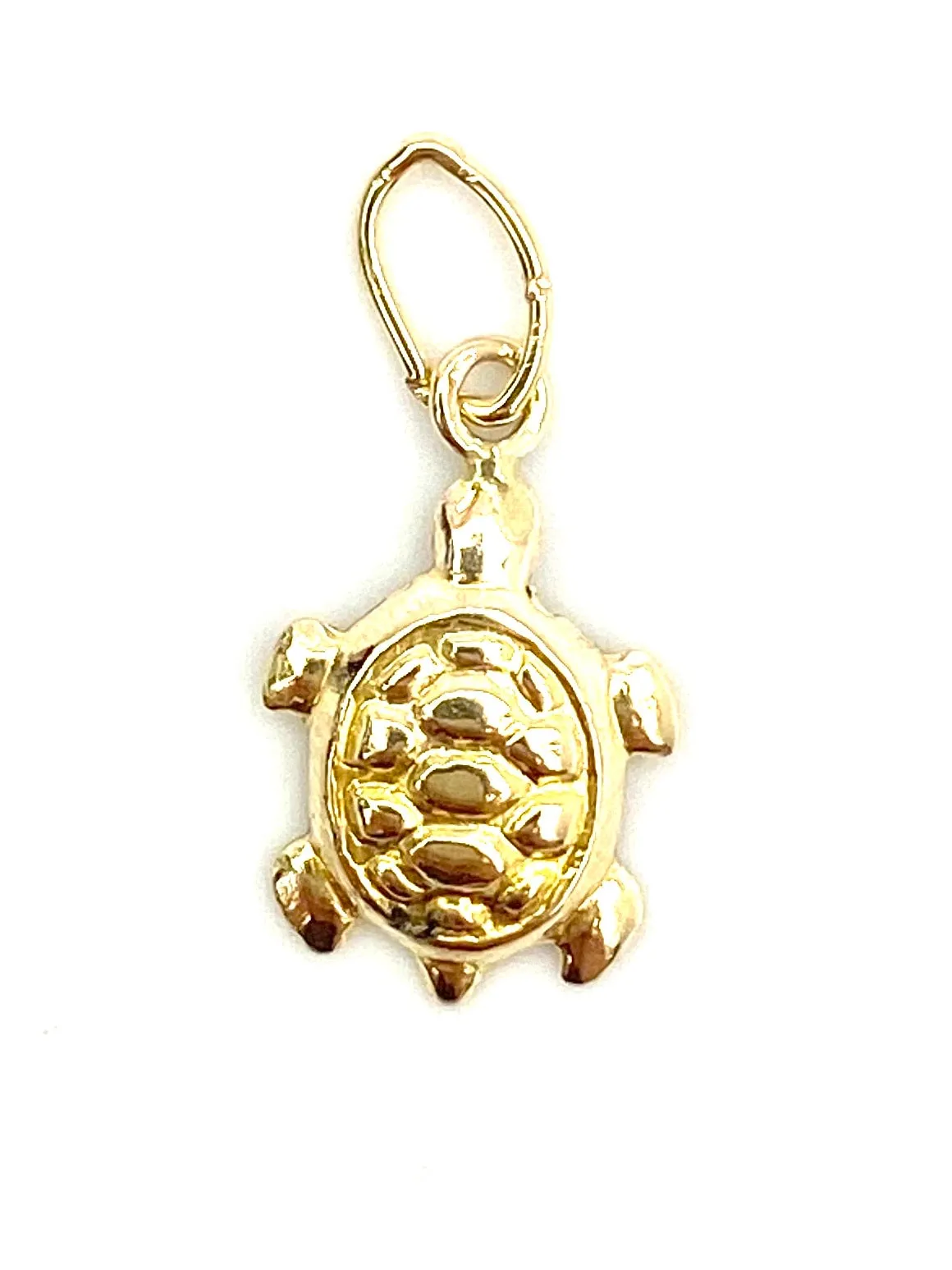 14KGF Turtle Charm , Sku#2250-C