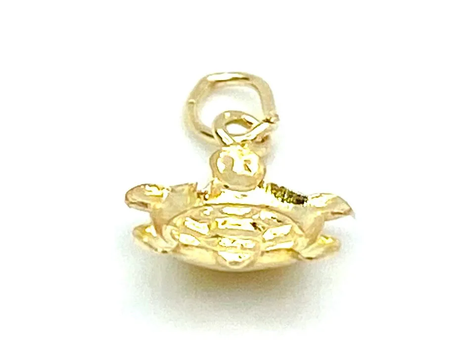 14KGF Turtle Charm , Sku#2250-C