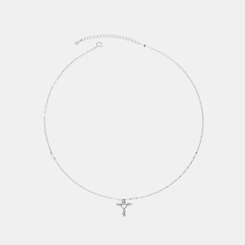 925 Sterling Silver Heart Necklace