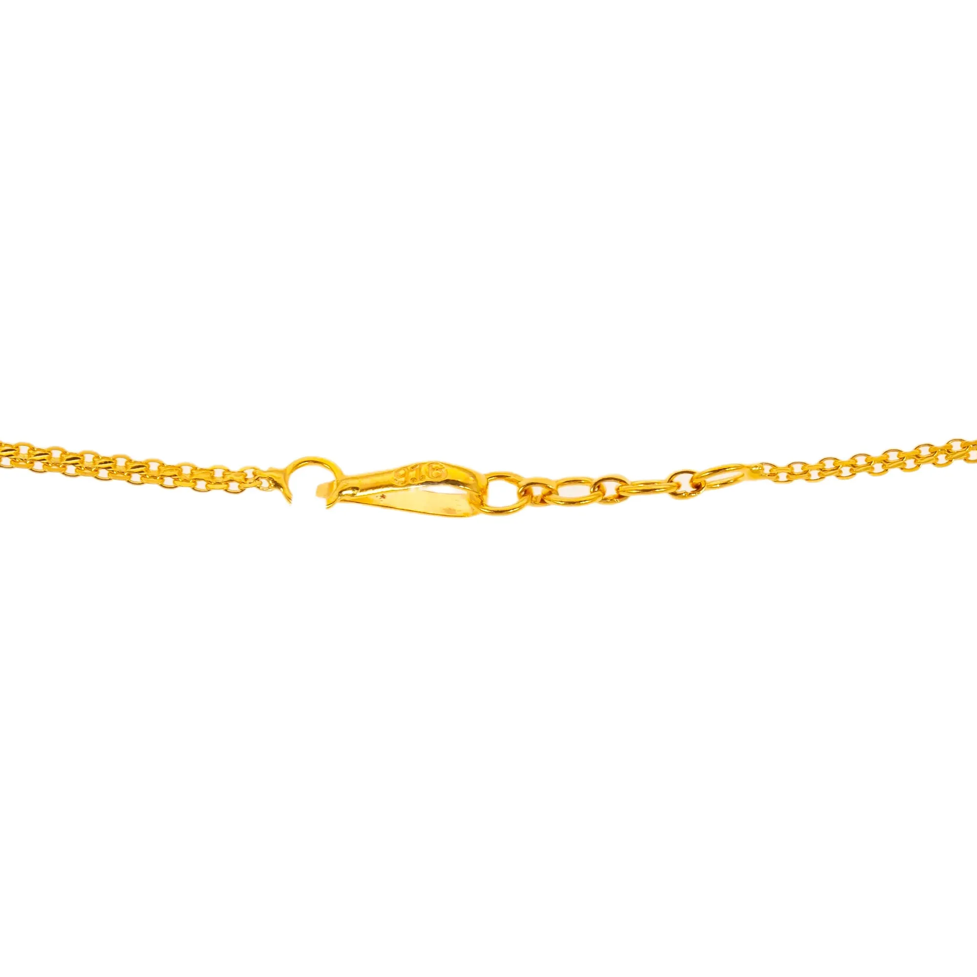 Antique Nisha Jewelry Set in 22K Yellow Gold (136.3gm)