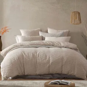 Ariel Stone Quilt Cover Set by Logan and Mason Platinum