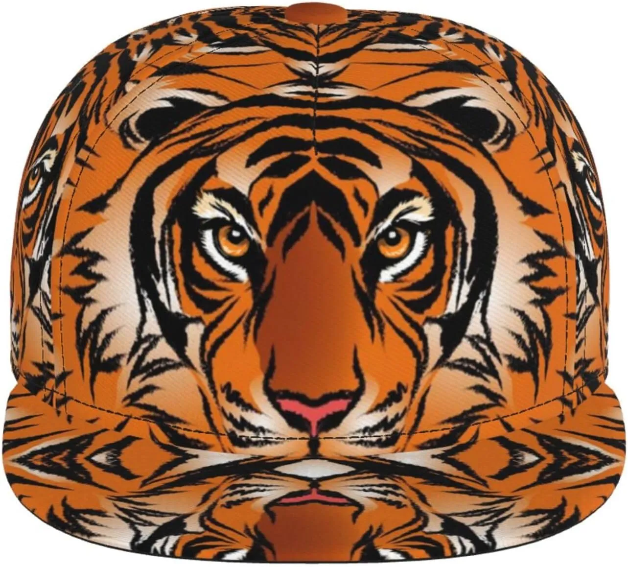 Baseball Cap, Flat Brim Snapback Hat, Unisex