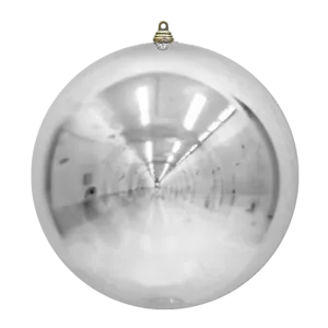 Bauble Shiny Silver 500mm