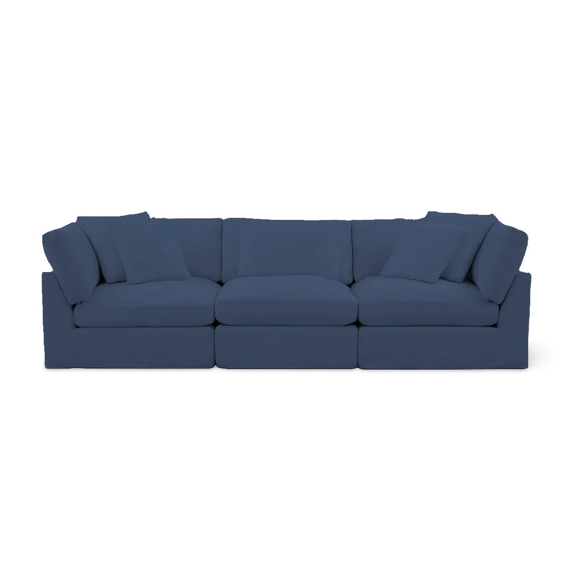 Bayside | Linen Feather Modular Couch 3 Pcs