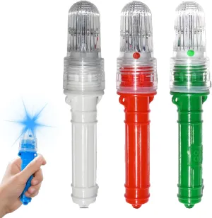Boat Flares  Boat Safety Beacon Light, for Fishing Boats, Life Rafts & Emergency Signaling (White Red Green)