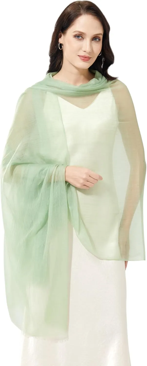 Buttery-soft Cashmere Wrap Lightweight Scarf Shawl Travel Stole for Wayfarer Extra Large 75"x35"