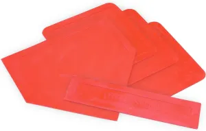 Champion Sports Throwdown Base Set: 5 Youth League Kids Baseball & Softball Rubber Throw Down Bases - Boys & Girls Training & Practice Equipment, Orange
