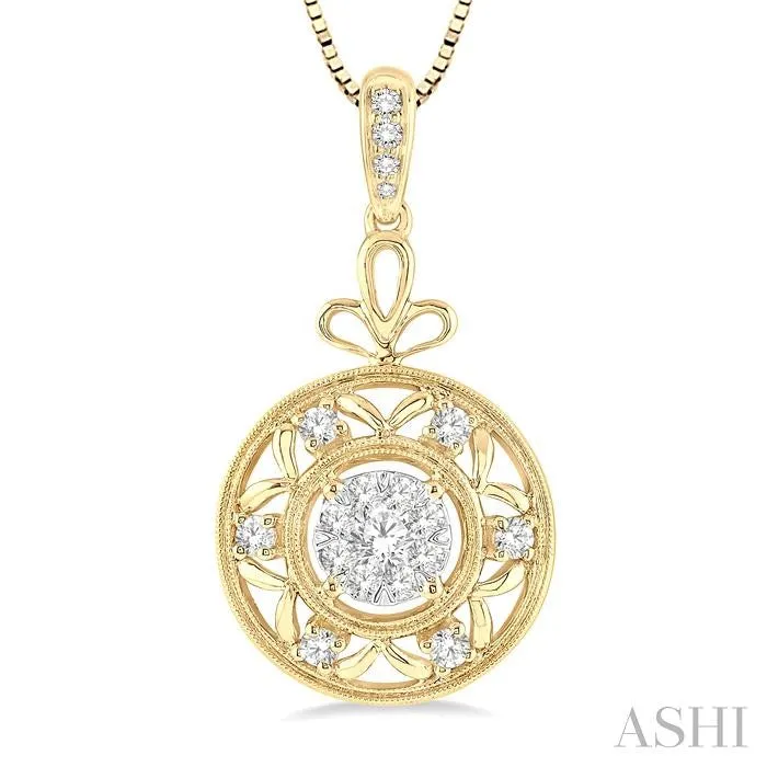 CIRCLE LOVEBRIGHT DIAMOND FASHION PENDANT