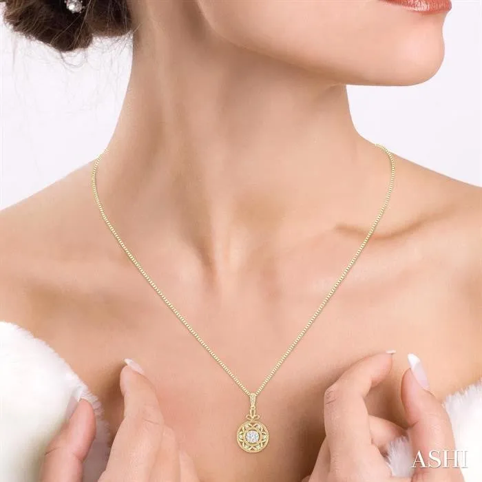 CIRCLE LOVEBRIGHT DIAMOND FASHION PENDANT