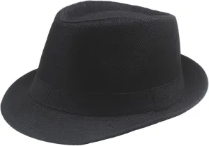 Fedoras Hats Summer Classic Jazz Hat Outdoor Sunshade Hat for Wedding, Party