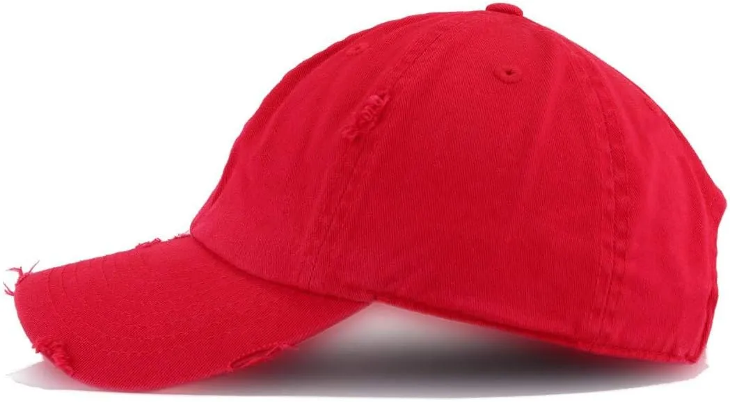 Fuck Trump Vintage Baseball Cap Embroidered Cotton Adjustable Distressed Dad Hat