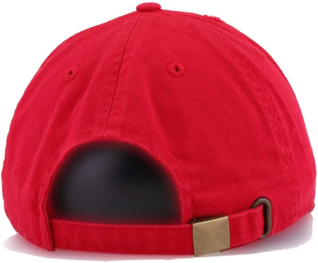 Fuck Trump Vintage Baseball Cap Embroidered Cotton Adjustable Distressed Dad Hat