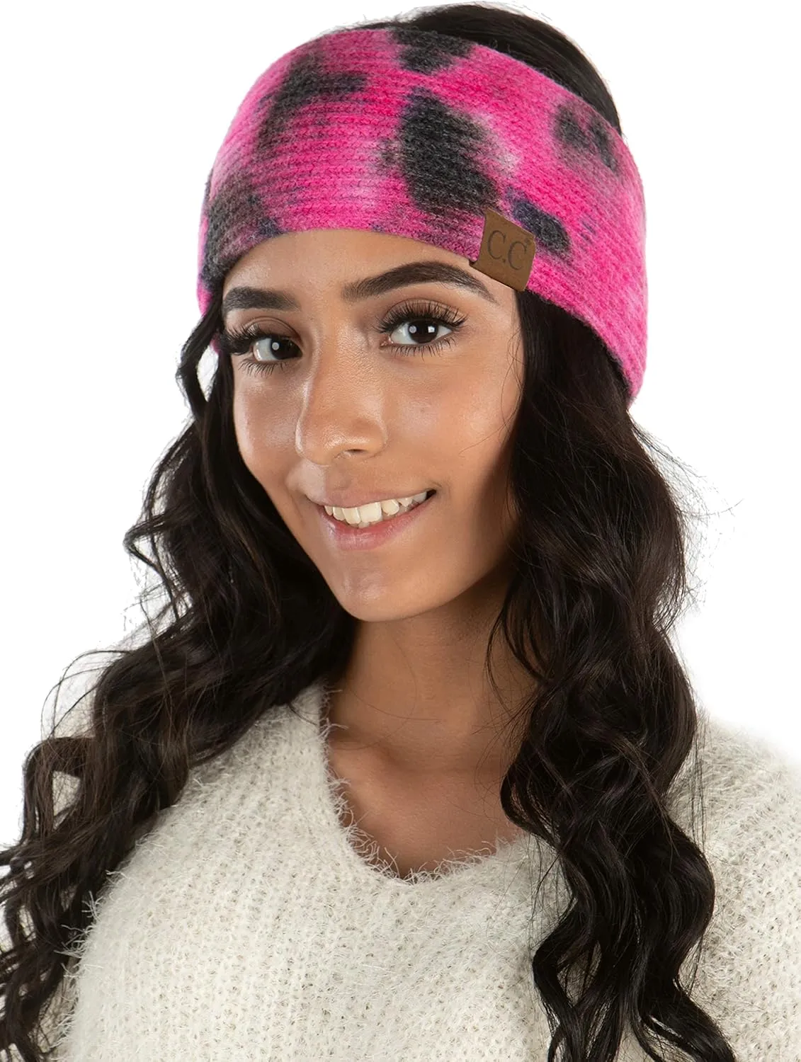 Funky Junque Women's Cozy Tie Dye Headband Ear Warmer - Stylish Winter Headwrap - Bright Hues, Neutral Tones, Value Packs
