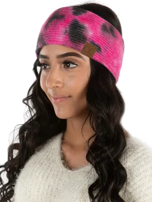 Funky Junque Women's Cozy Tie Dye Headband Ear Warmer - Stylish Winter Headwrap - Bright Hues, Neutral Tones, Value Packs