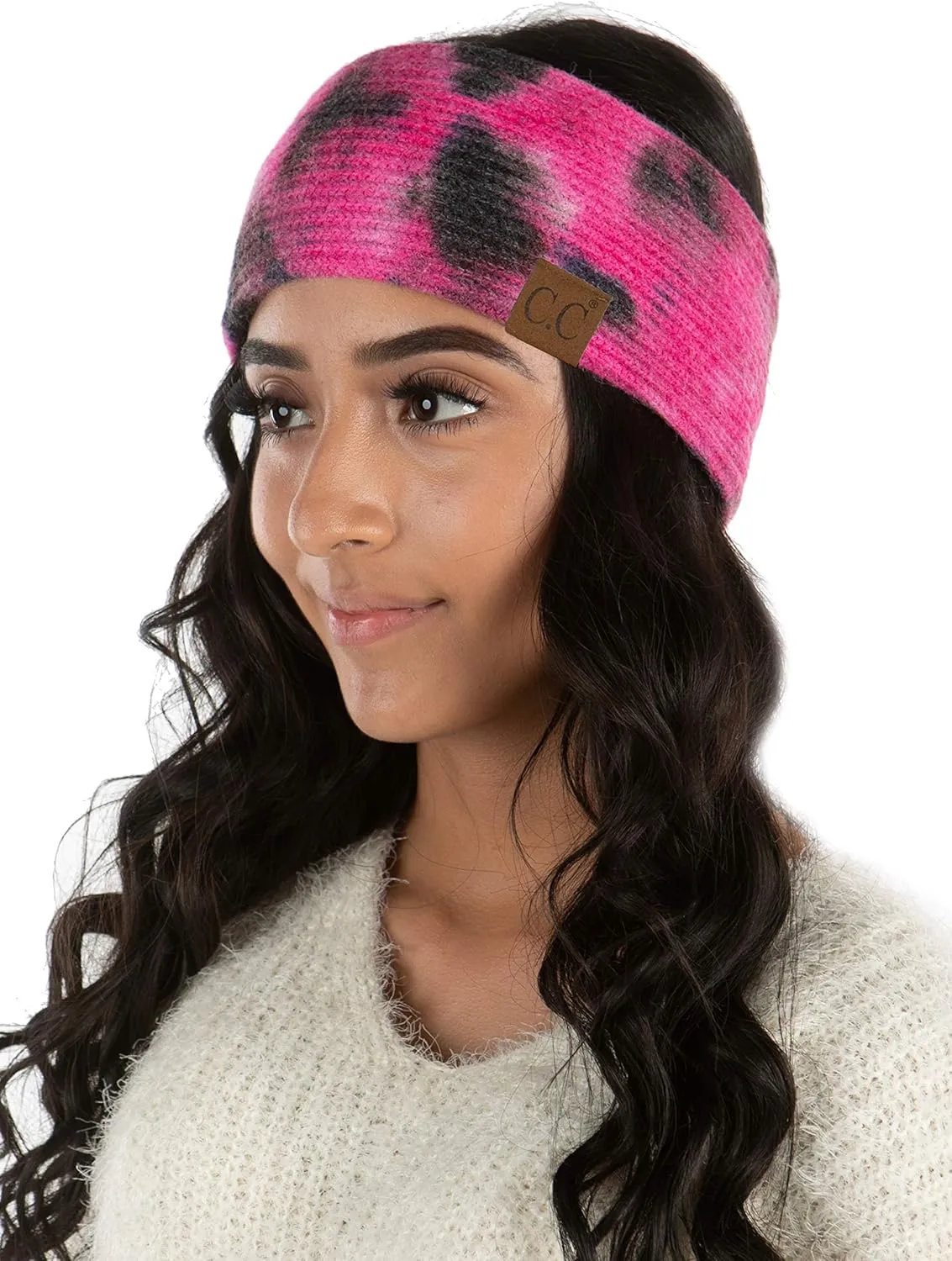 Funky Junque Women's Cozy Tie Dye Headband Ear Warmer - Stylish Winter Headwrap - Bright Hues, Neutral Tones, Value Packs