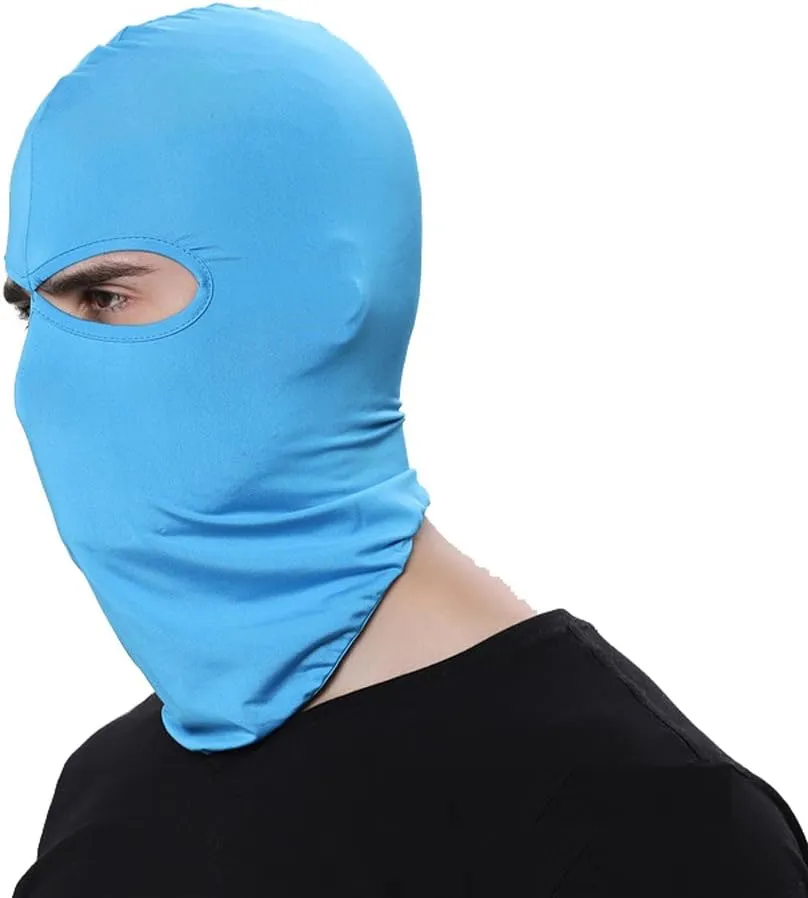 GANWAY Wind Cap Motorcycle Ski Masks Balaclavas Outdoor Sports Cycling Hat (Light Blue)