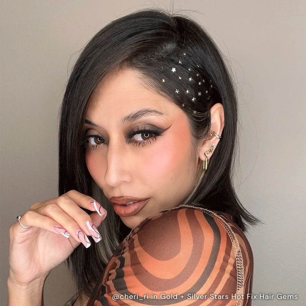 Hot Fix Hair Gems