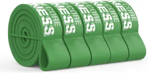 Iron Core Fitness Gym Quality Long Resistance Bands Multi Pack of 5- Loved by Fitness Pros for Group Workouts in Gyms, Boxes, Studios and Bootcamps. Perfect for Pull Ups, Strength Training, Mobility