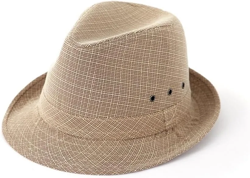 Jazz Cap Men's Hat Bowler Hat Jazz Hat Retro Jazz Cap Fedora Hat for Women and Men