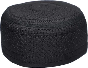 Kufi Men's Unisex Skull Cap Women's Designer Solid Hat with Hand Embroidery Kufi Caps Knitted Beanie Summer Headwear