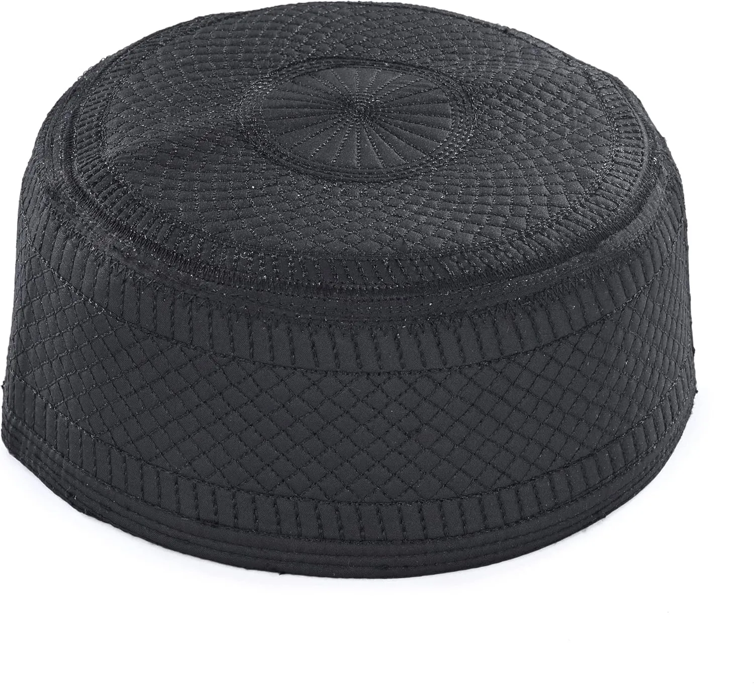 Kufi Men's Unisex Skull Cap Women's Designer Solid Hat with Hand Embroidery Kufi Caps Knitted Beanie Summer Headwear