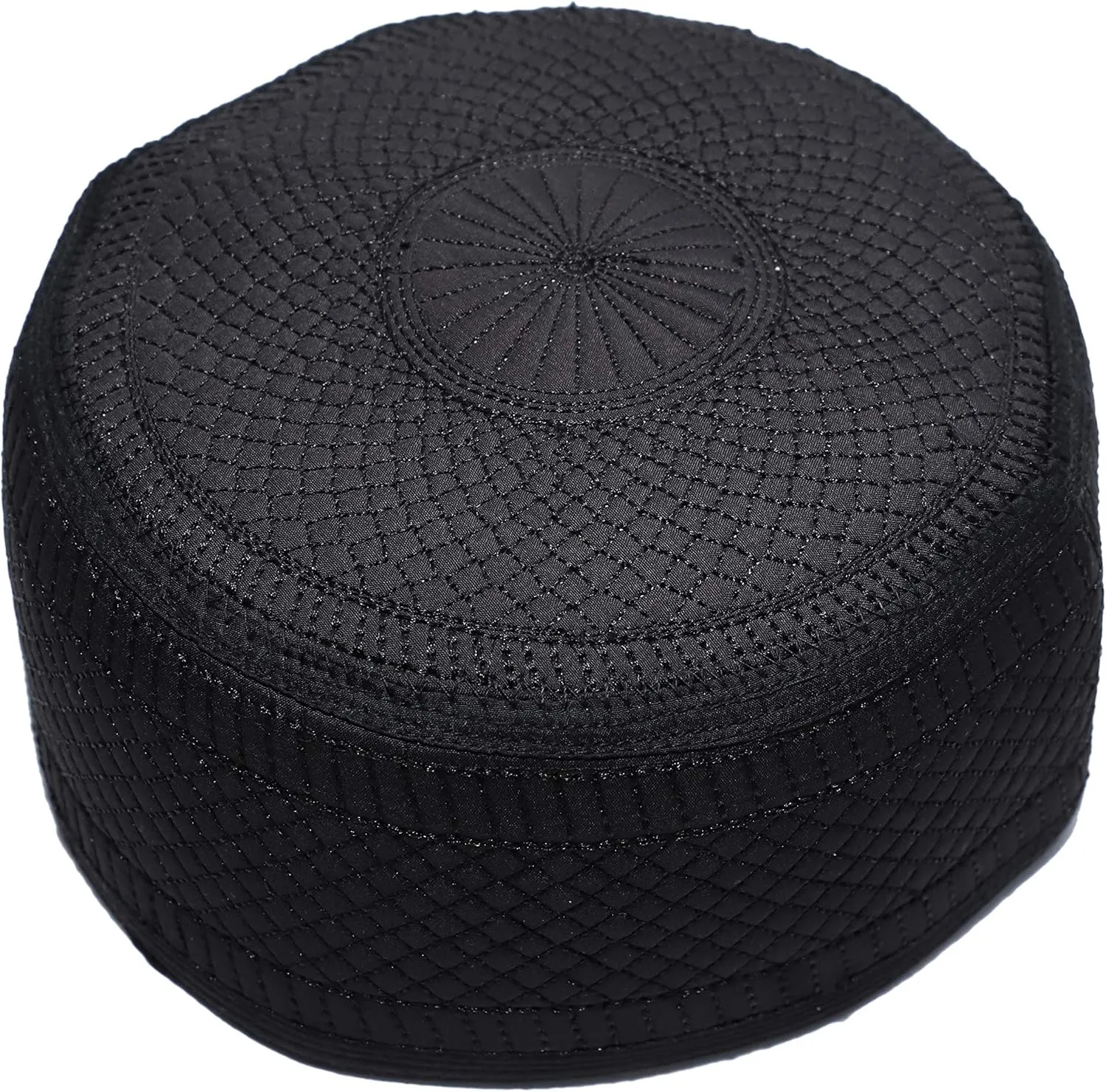 Kufi Men's Unisex Skull Cap Women's Designer Solid Hat with Hand Embroidery Kufi Caps Knitted Beanie Summer Headwear