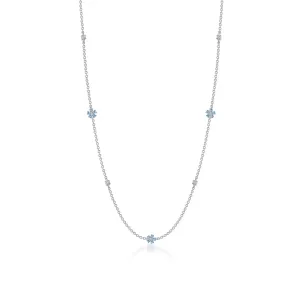 Lafonn Classic Blue Blue Topaz Necklace N0330BTP18