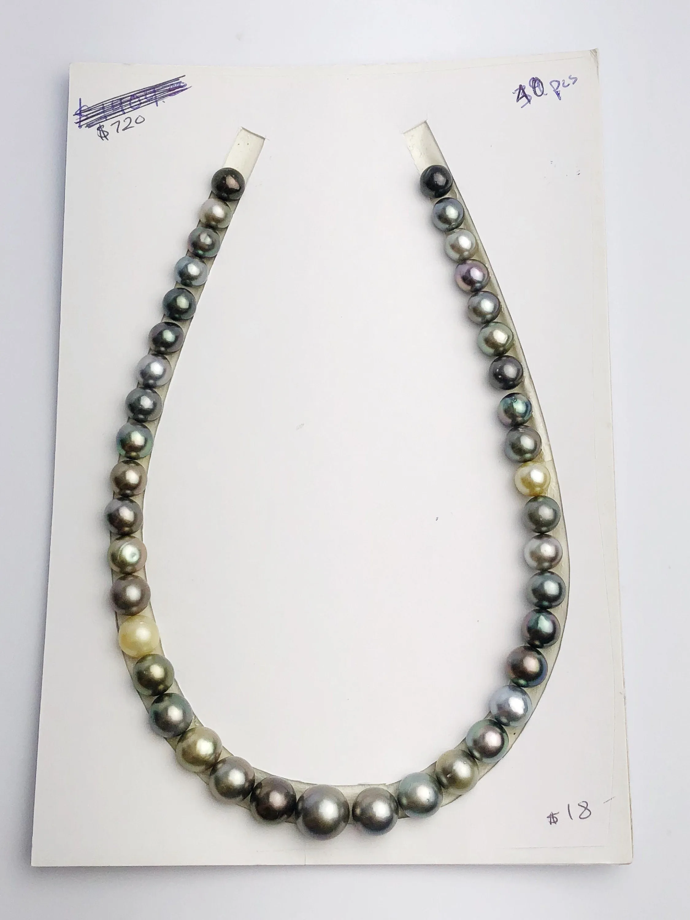 Loose Tahitian Pearls Set, Multicolor, Wholesale - Only 18 dollars per pearl - AA Quality (241)