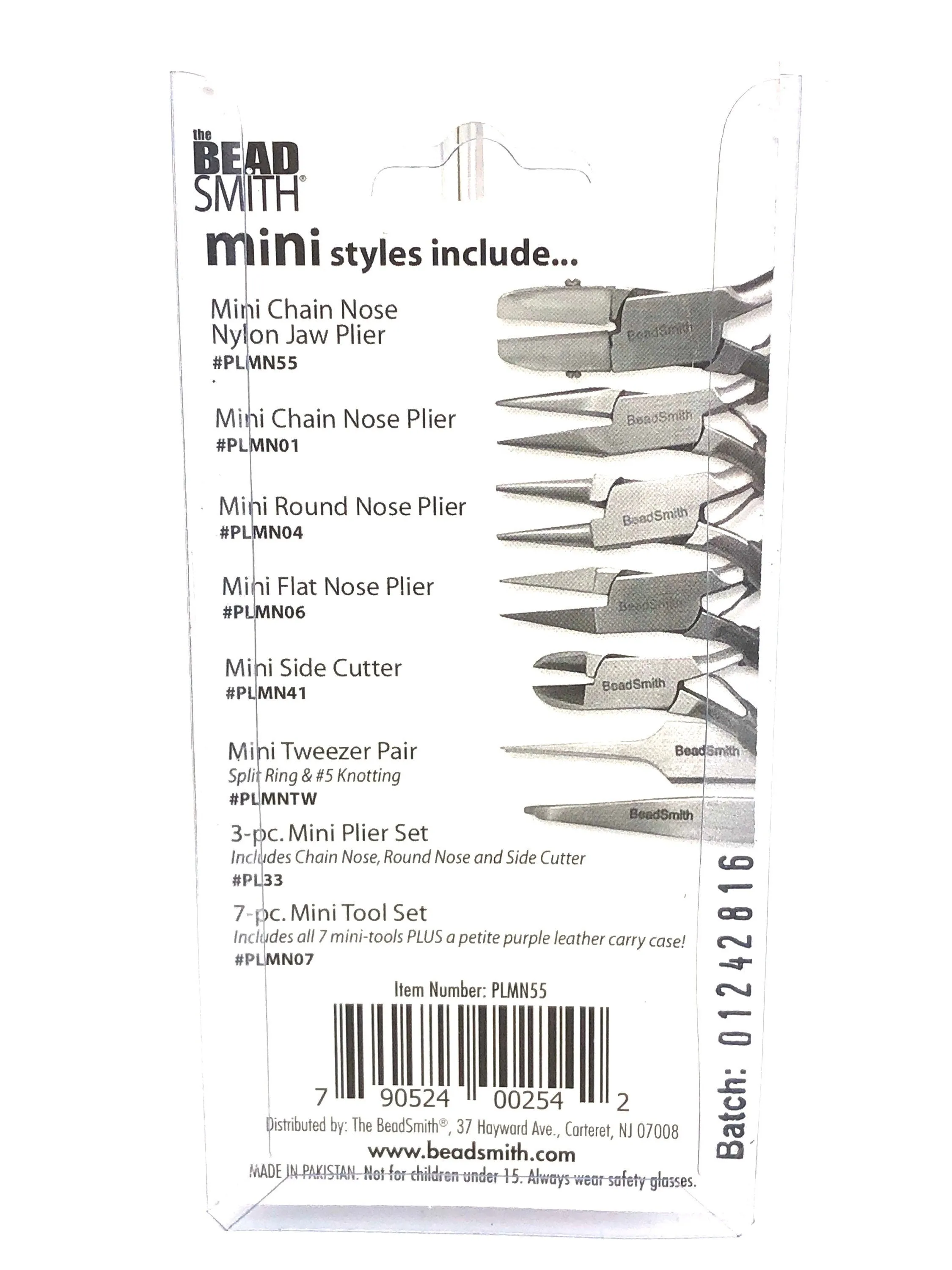 Mini Chain Nose Nylon Jaw Pliers,SKU#PLMN55