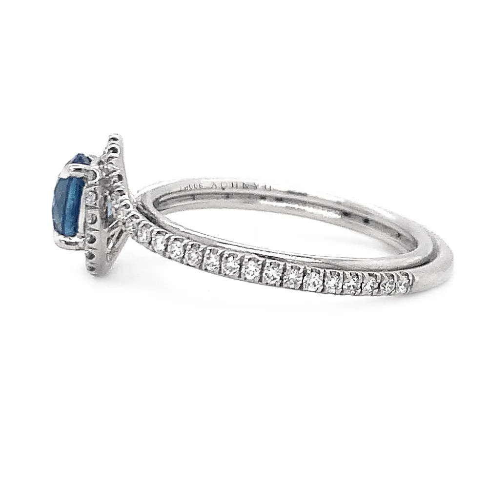 Montana Sapphire & Diamond Ring - "Aurora"
