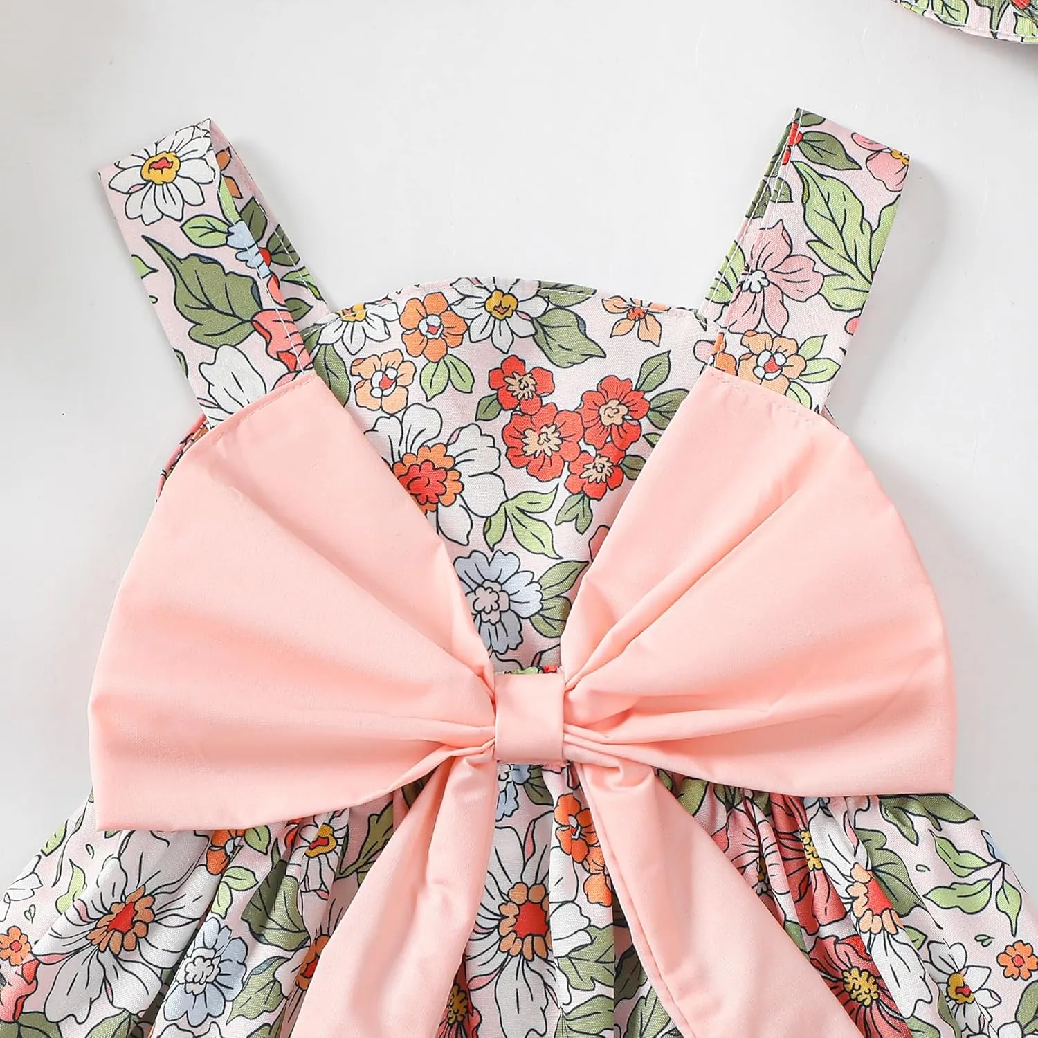 Newborn Infant Baby Girl Dress Toddler Girl Clothes Halter Backless Sleeveless Flower Sundress Summer Dresses for Girl