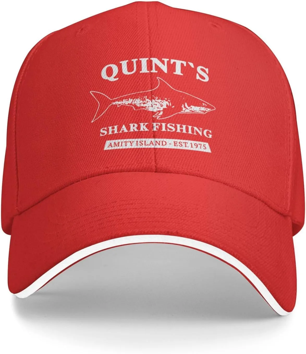 Quints Shark Fishing Amity Island EST 1975 Hat for Men Baseball Hat Adjustable Hat