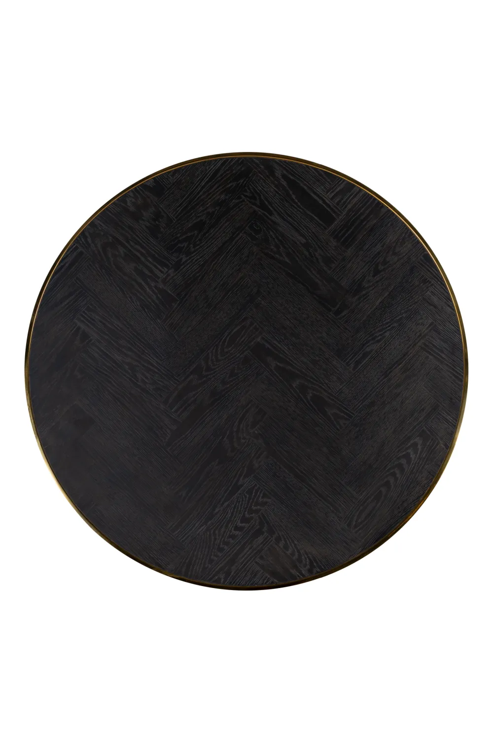 Round Gold Nesting Coffee Table | OROA Blackbone