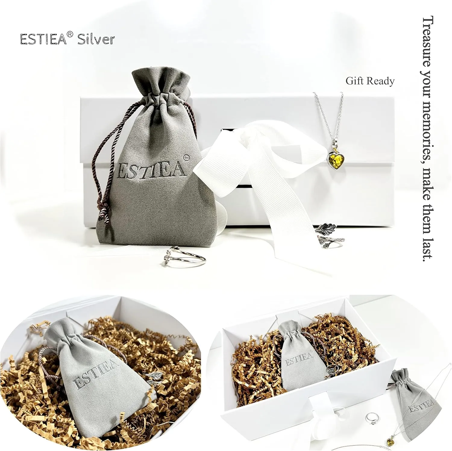Solid 925 Silver Bar Pendant Necklace Silver Design Exclusive Set