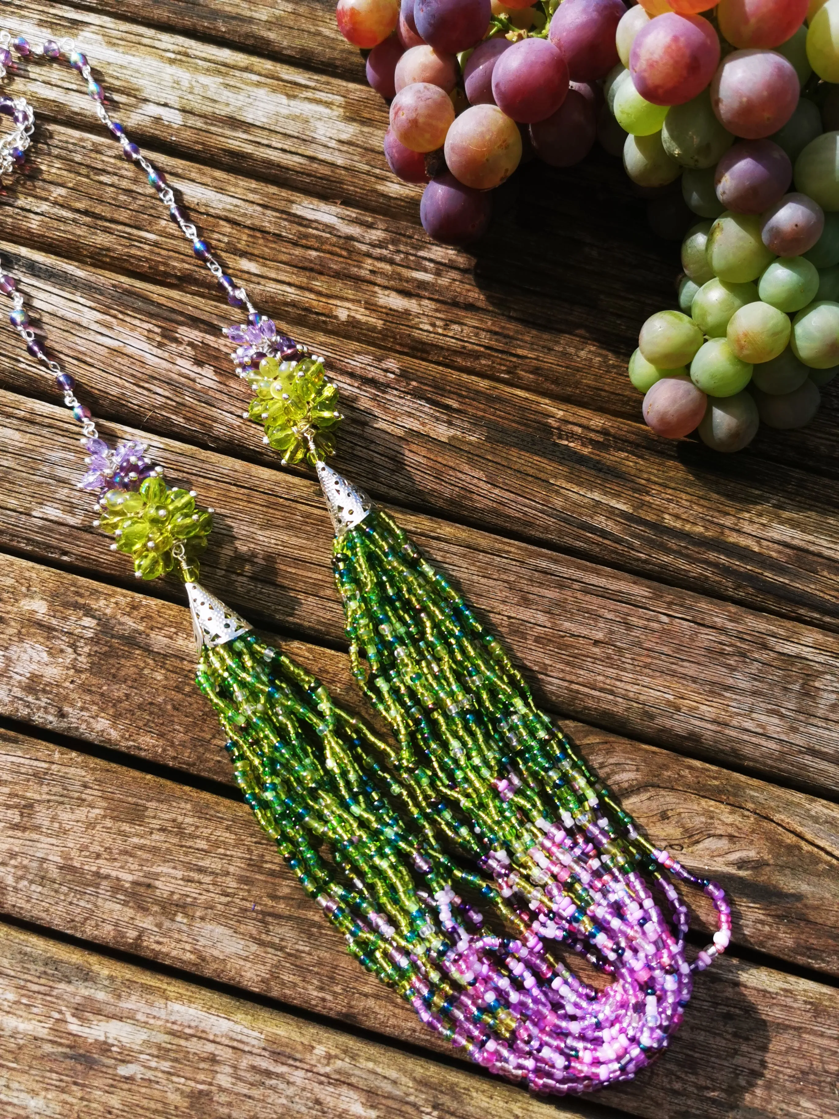Stranded and beaded  multi strand  statement necklaces  The "Encounter" Range,